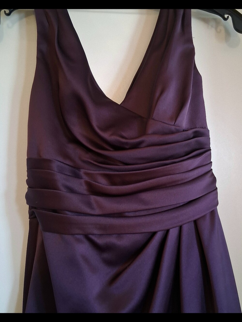 David's Bridal Purple Formal Bridesmaid Dress Size 2 Style #F14823